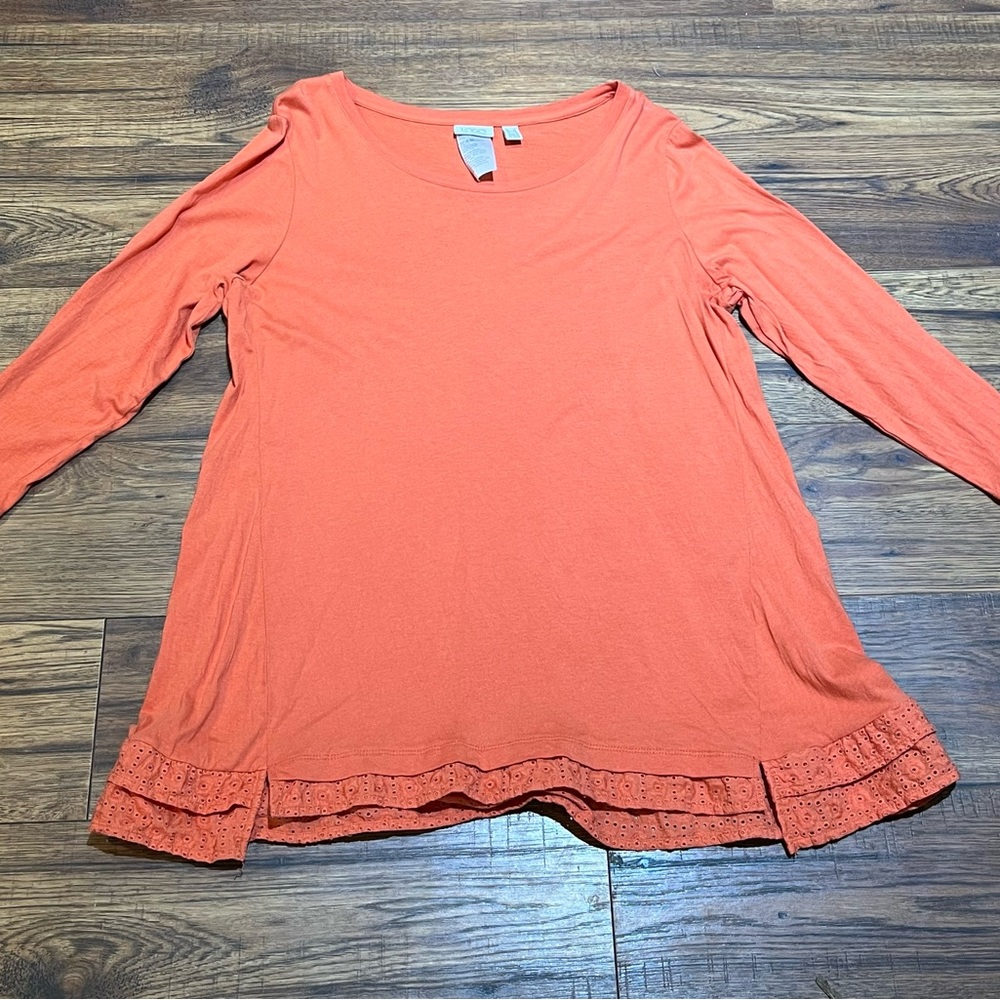 Logo by Lori Goldstein Blouse Size Large